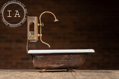 Late 19th Century German Bathub Boiler Salesman Sample by Prof. Junkers