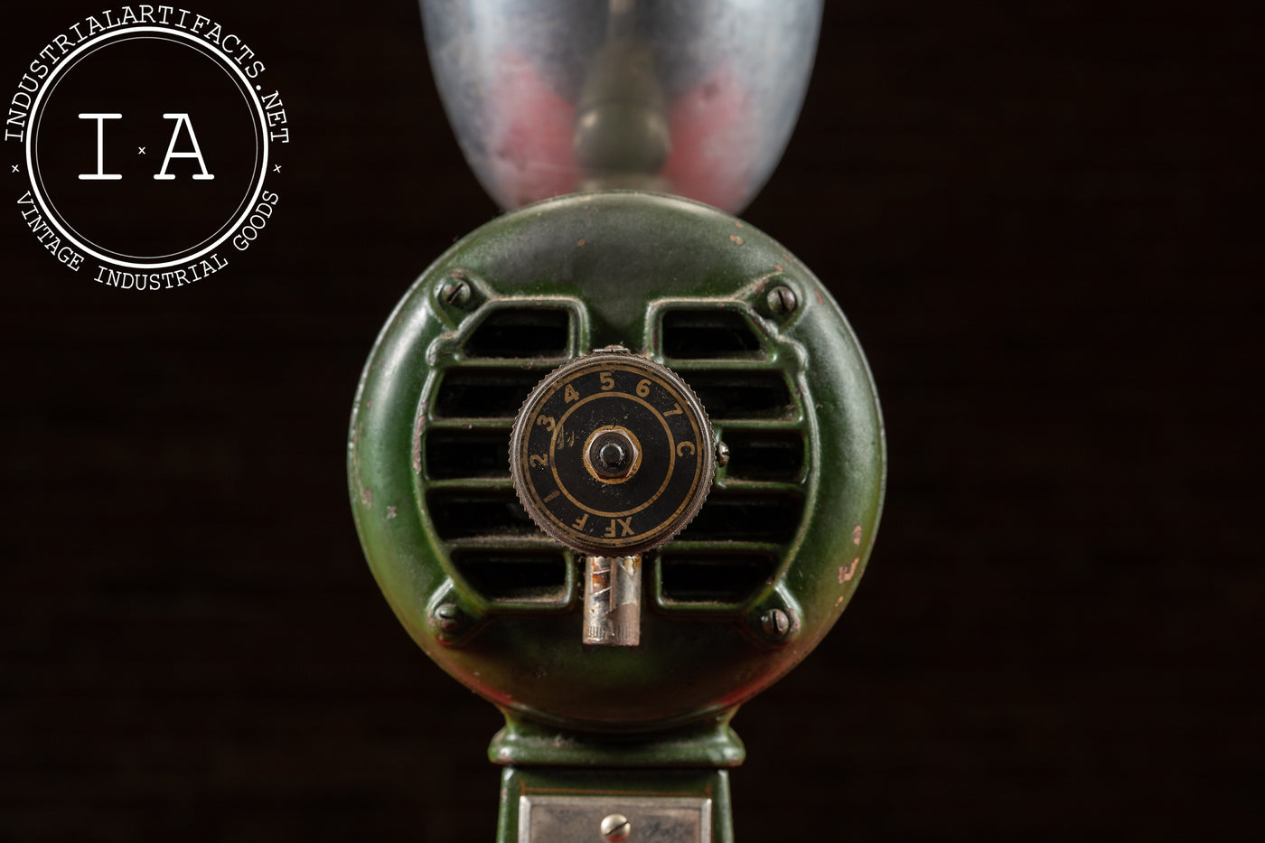 Vintage Cast Iron & Aluminum Electric Coffee Grinder by Holwick