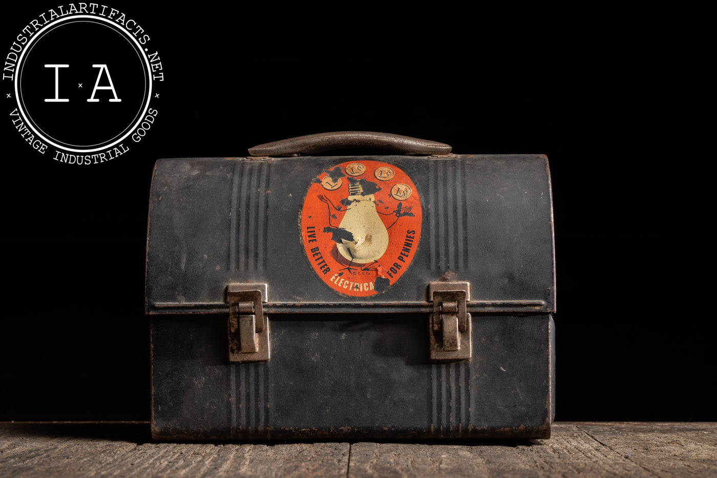 Antique Original Thermos "Hotakold" Lunch Box