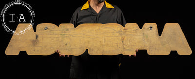Vintage Dimensional "AMERICA" Cast Composite Wall Sign