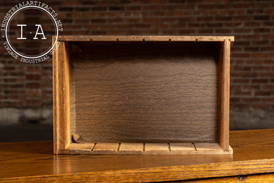 Vintage Oak 24-Drawer Apothecary