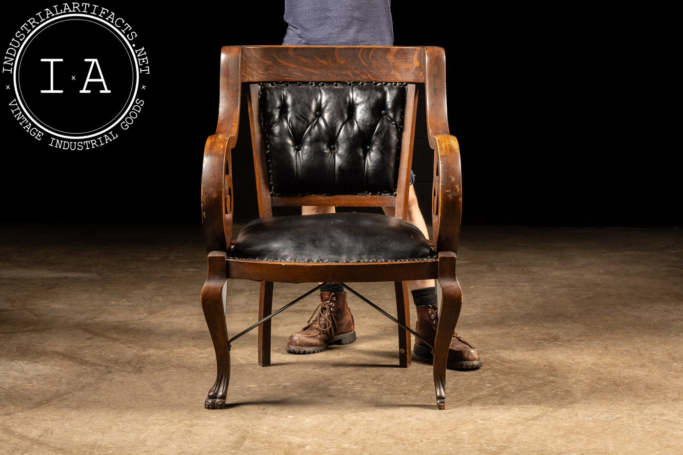 Late 19th Century Billiards Room Clawfoot Chair