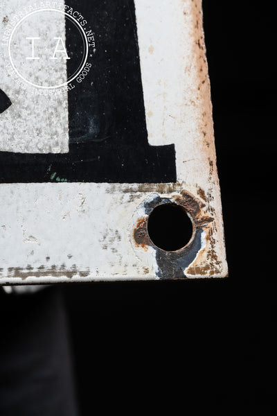 Antique SSP Power Line Danger Sign