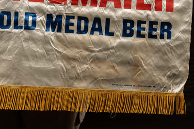 Vintage Stegmaier Gold Medal Beer Advertising Banner