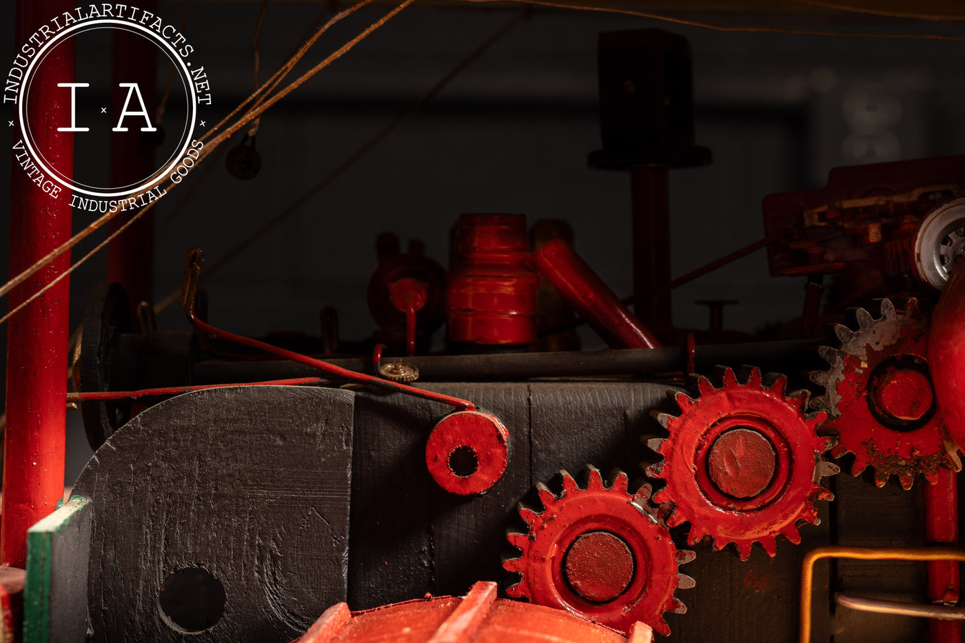 Early 20th Century Cast Iron Minneapolis Steam Engine Model