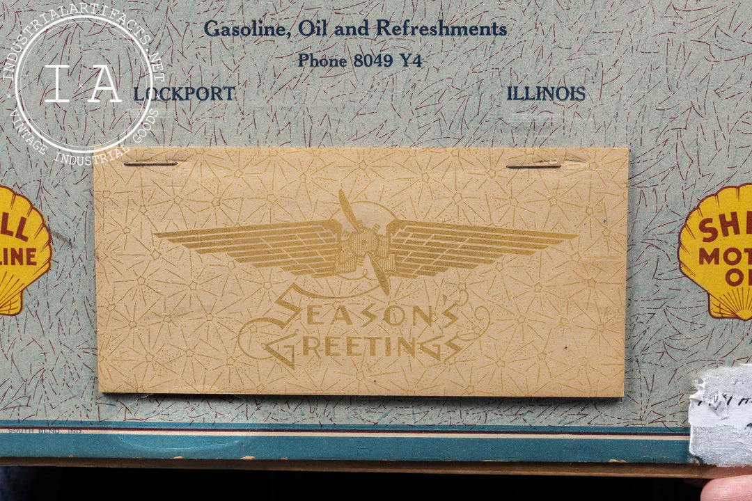 Original Shell Gasoline Advertising Calendar – Industrial Artifacts