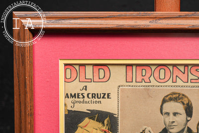 Antique Old Ironsides Framed Movie Lobby Card