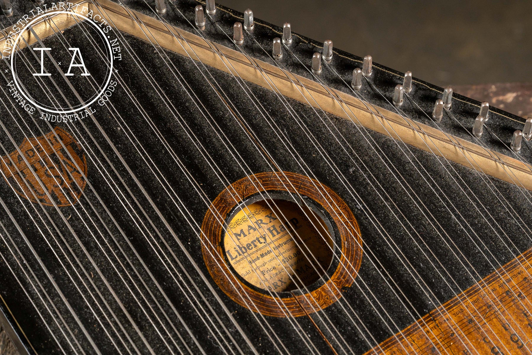 Early 20th-Century Liberty Harp Zither by Marx – Industrial Artifacts