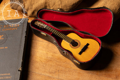 Vintage Promotional Miniature Washburn Guitar With Case