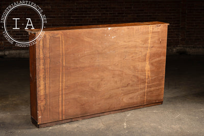 Early 20th Century Mission-Style Display Case with Glass Doors