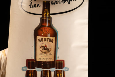 Vintage Hunter Whiskey Litho Print Ad