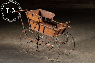 Late 19th Century Oak Baby Carriage by J. S. Ford Johnson