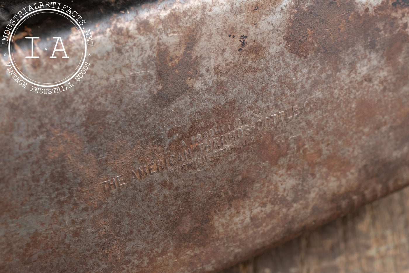 Antique Original Thermos "Hotakold" Lunch Box