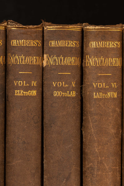 Complete Set of 19th Century Chambers's Encyclopædias