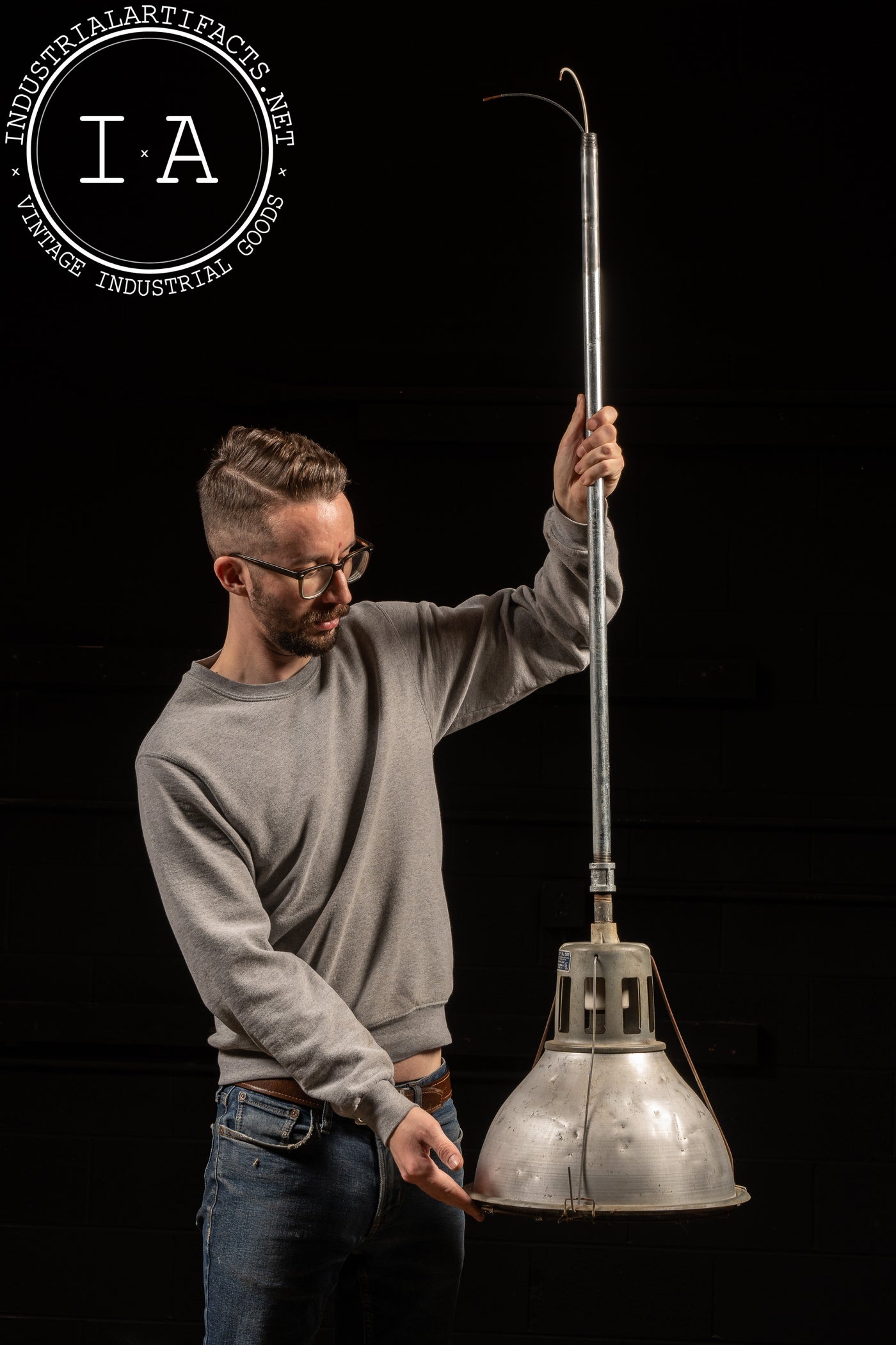 Holophane “Lobay” No. 685 Industrial Pendant Light