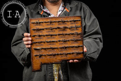 Historical State of New Mexico Wooden Barbed Wire Display