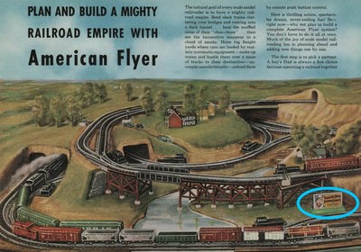 Vintage Ringling/Barnum & Bailey O-Scale Lighted Billboard by American Flyer