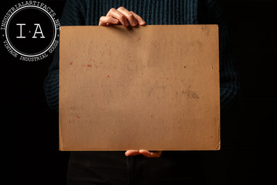 Vintage Cardstock Smallpox Quarantine Warning Sign