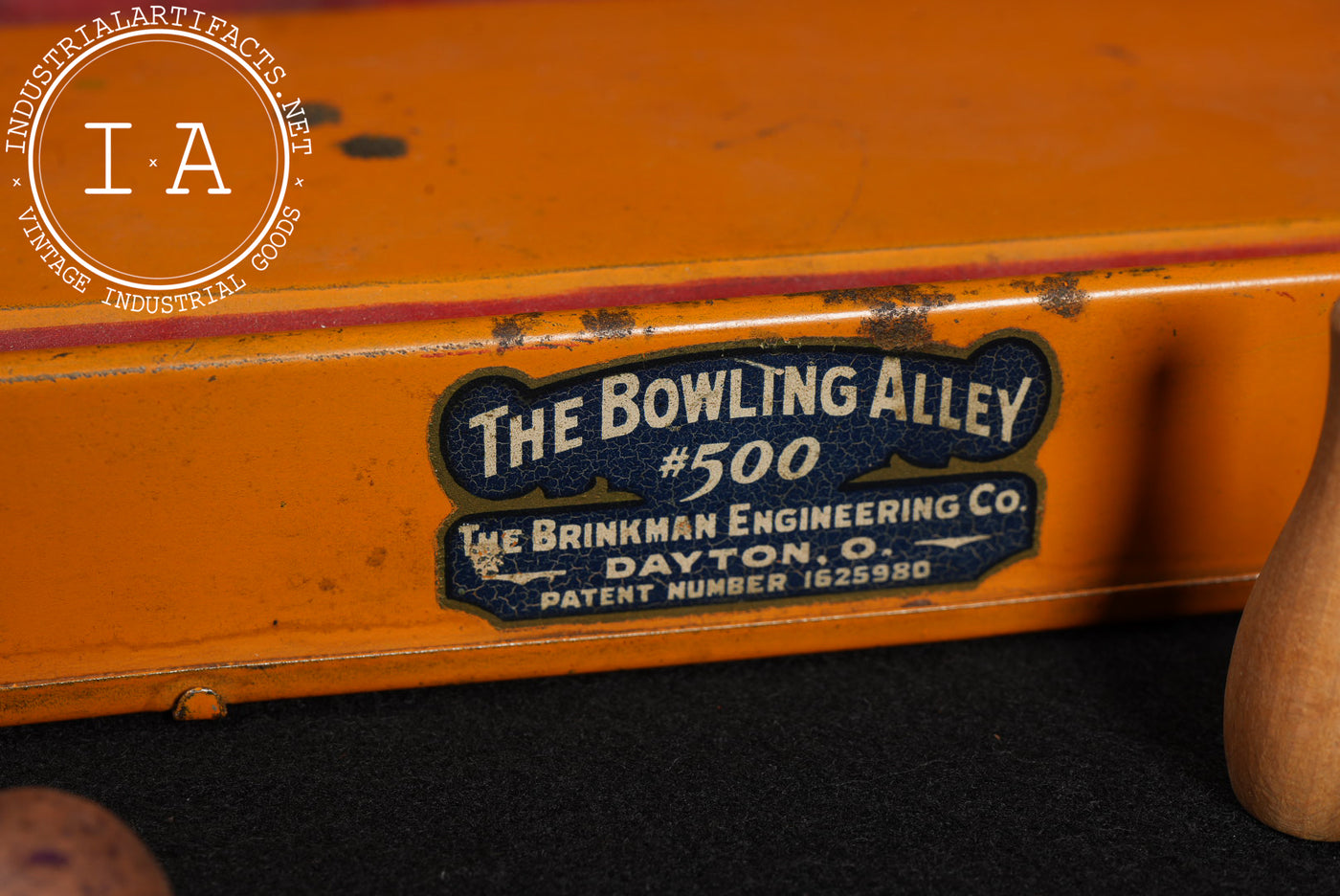 Antique Bowling Alley #500 Tabletop Game by Brinkman