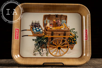 Vintage Coca-Cola Tin Litho Picnic Tray