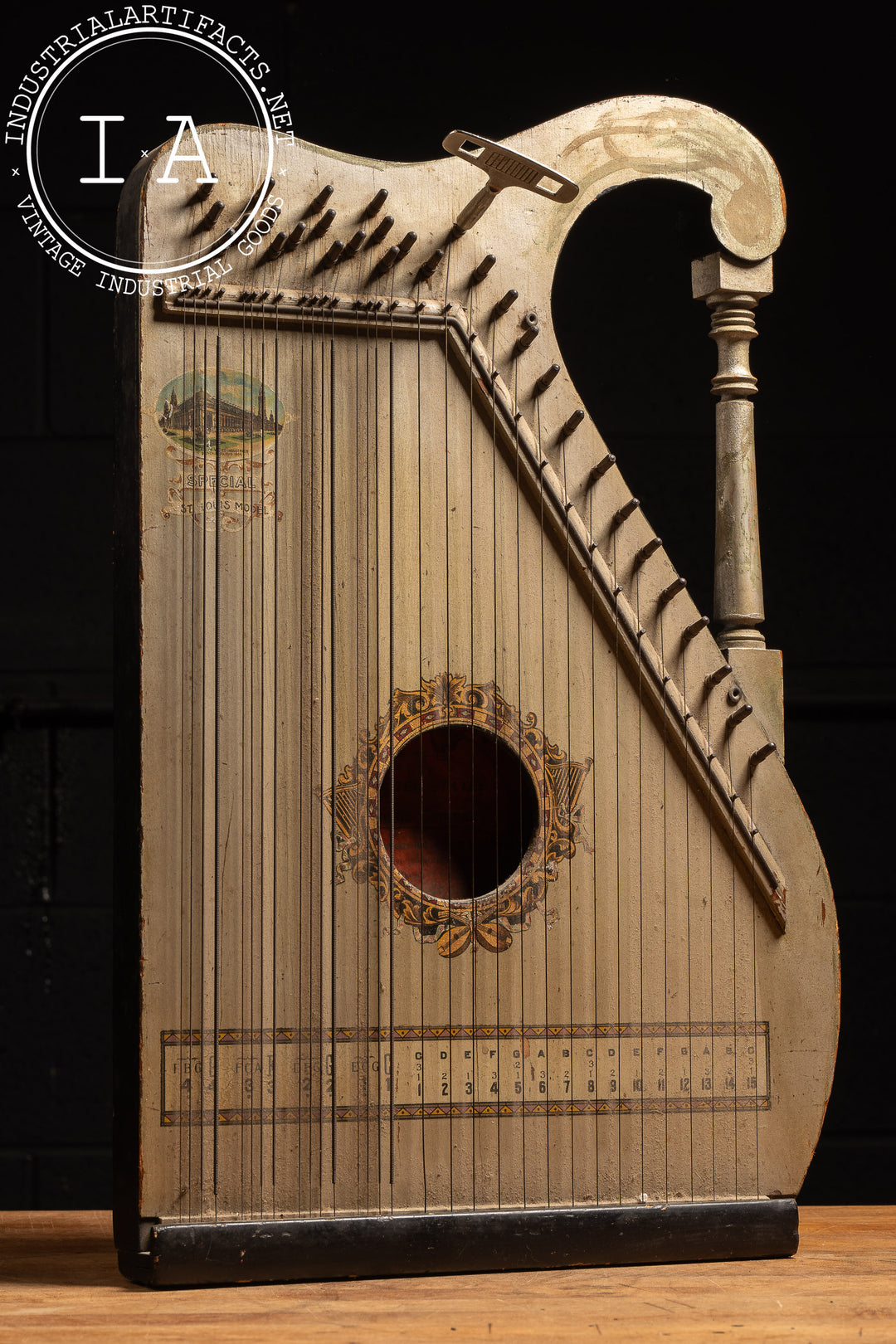 Late 19th Century Menzenhauer's Guitar Zither - Special St. Louis