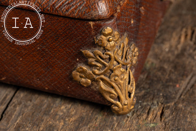 Early 20th Century Leather Wrapped Italian Greyhound Vessel