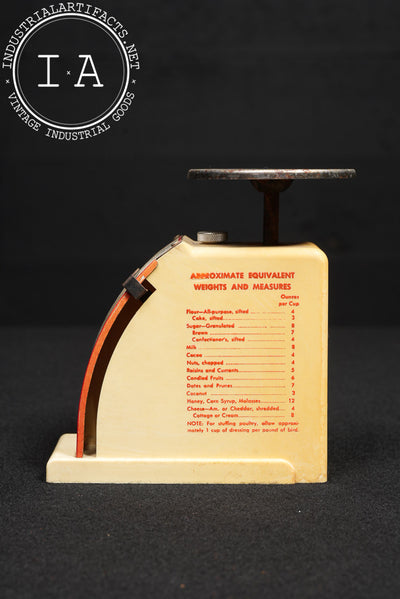 Vintage Model 1308 Recipe Scale By Hanson