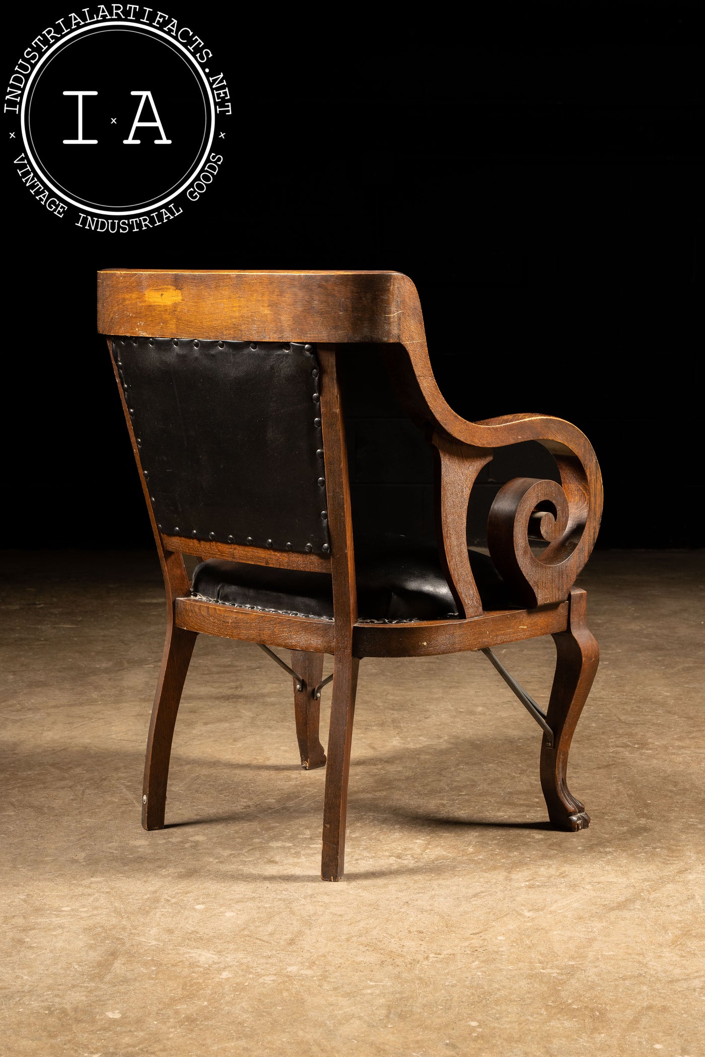 Late 19th Century Billiards Room Clawfoot Chair