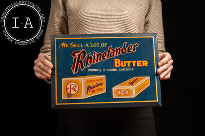 Vintage Rhinelander Butter TOC Advertisement