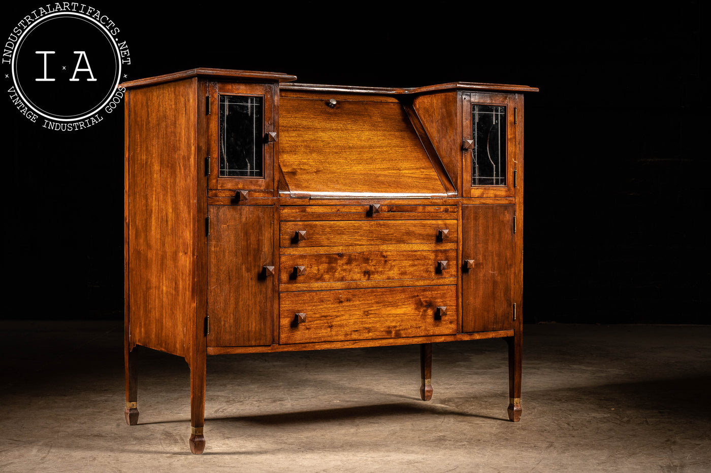 Early 20th Century Mission Secretary Desk