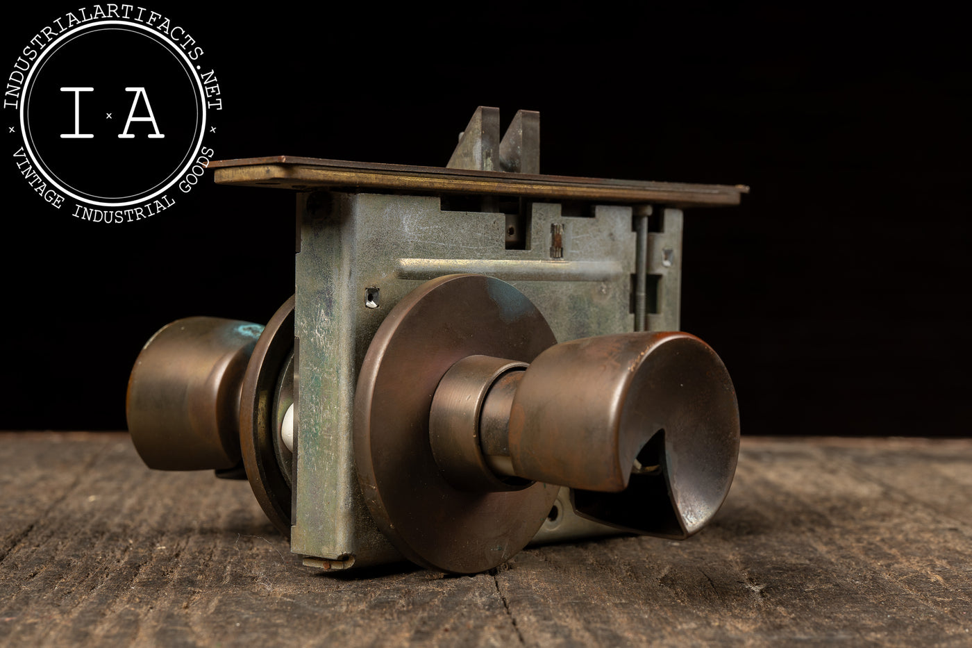Vintage Deadbolt and Doorknob Demonstrator Model by Falcon