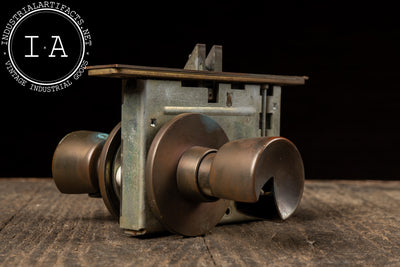 Vintage Deadbolt and Doorknob Demonstrator Model by Falcon