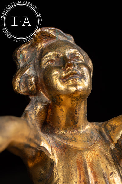 The Good Fairy | Brass McCutcheon Statuette; Signed, Dated