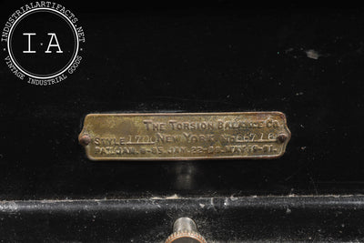 Antique Scientific Balance Scale with Weights