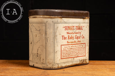 Vintage Sunset Trail Cigar Tin