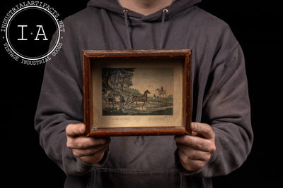 Framed Print "Promenade en Guigue" by Carle Vernet