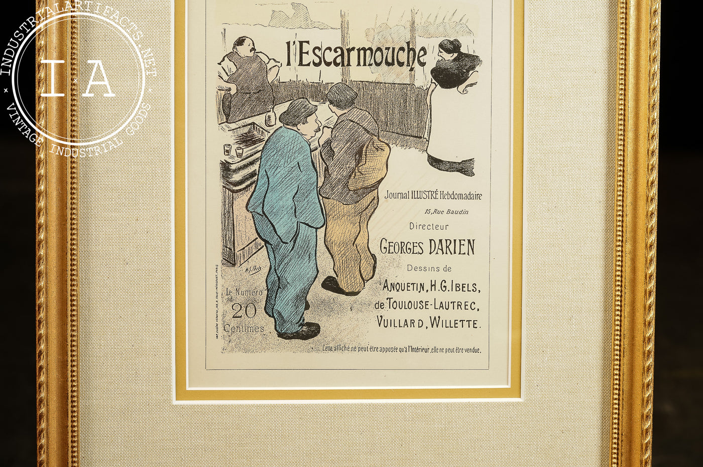 L’Escarmouche | Late 19th Century Henri-Gabriel Ibels Periodical Print