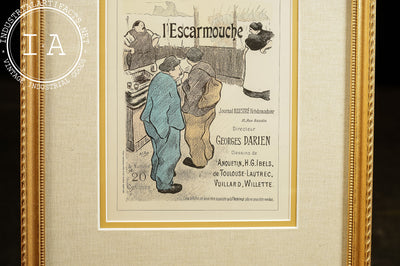 L’Escarmouche | Late 19th Century Henri-Gabriel Ibels Periodical Print