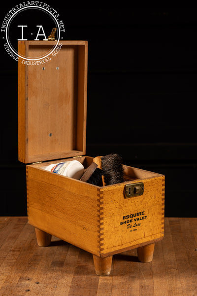 Vintage Esquire Shoe Shine Kit