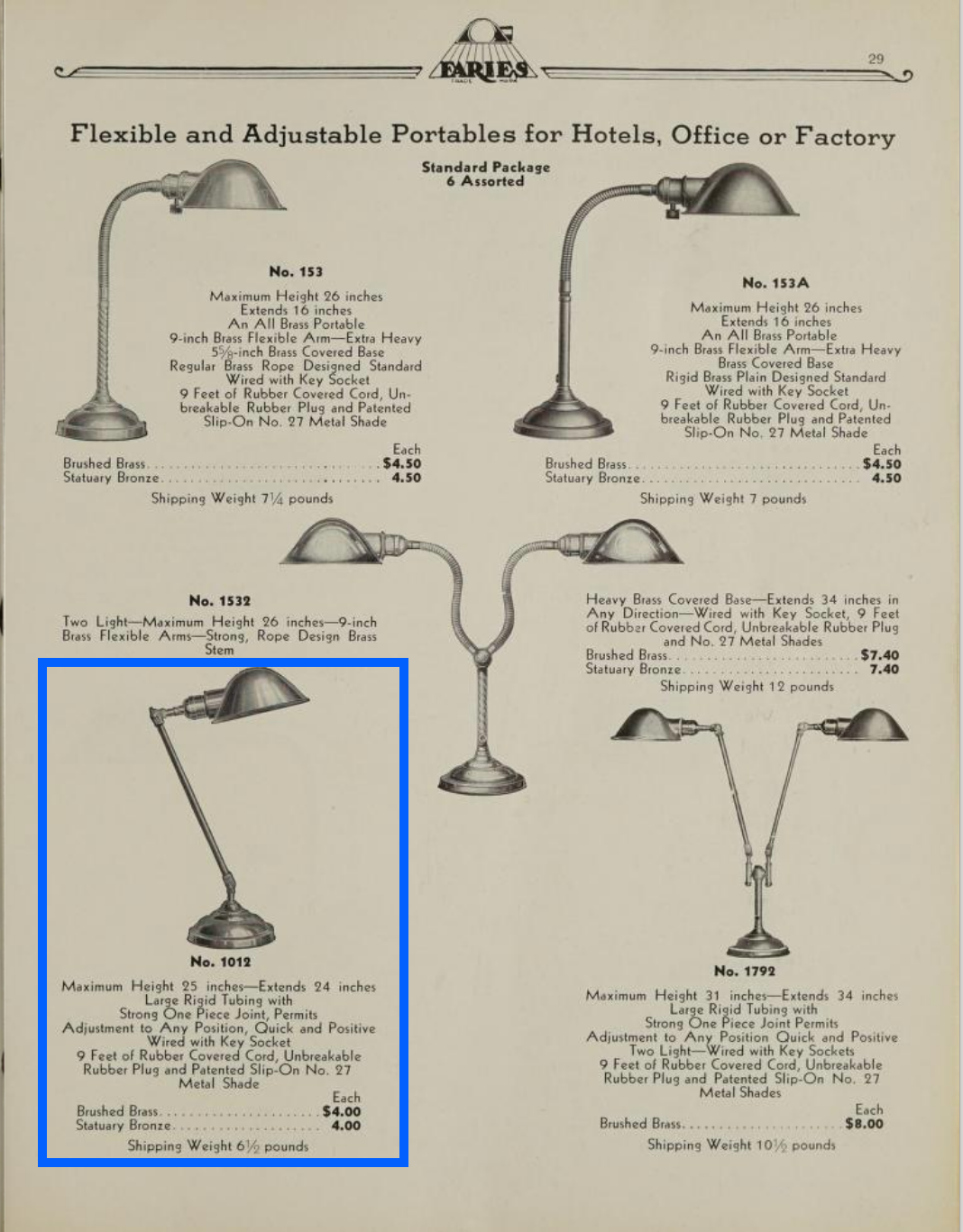 Antique Articulated Brass Faries Desk Lamp – Industrial Artifacts