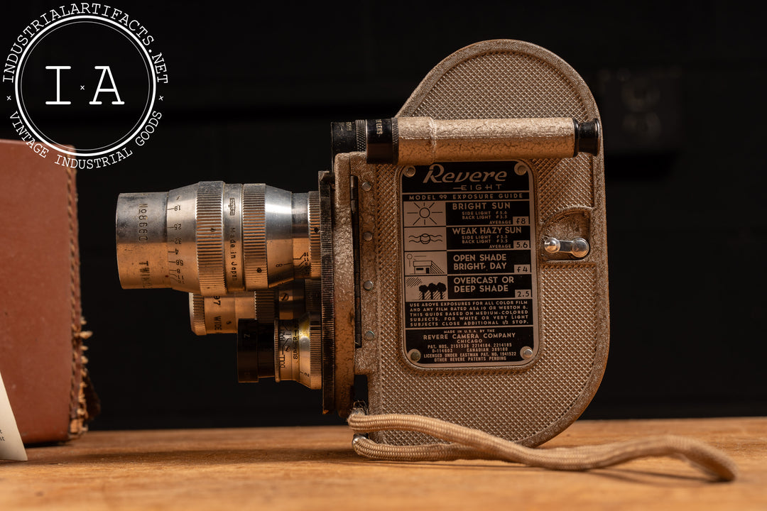 Revere Eight Camera with Original Case – Industrial Artifacts