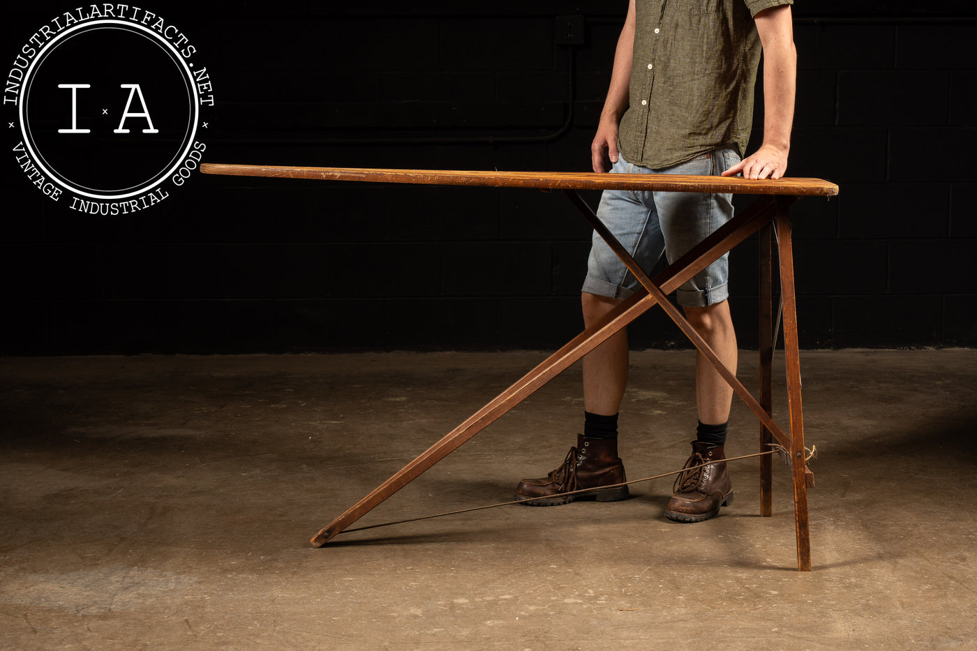 Primitive Oak Ironing Board