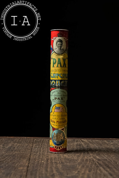 Antique PAX Dutch American Chocolate Product Tin