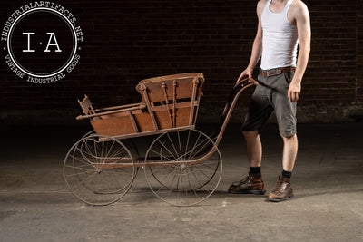 Late 19th Century Oak Baby Carriage by J. S. Ford Johnson
