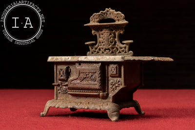 Early 20th Century “Eagle” Cast Iron Toy Stove