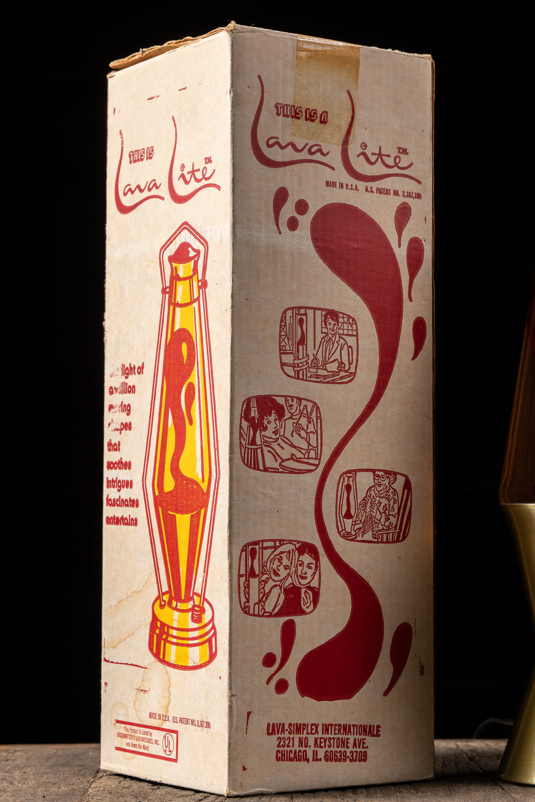 Vintage Original Lava Lite by Lava-Simplex with Box – Industrial