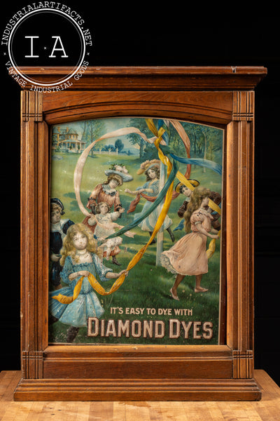 Early 20th Century Diamond Dyes Cabinet