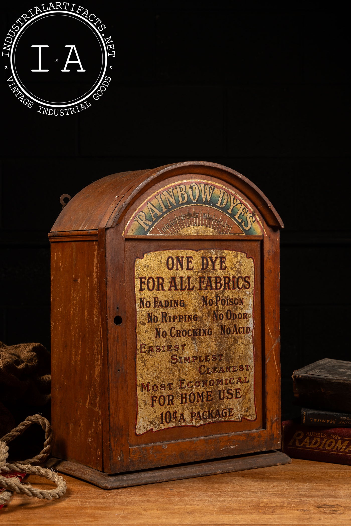 Early 20th Century Dye Mercantile Cabinet