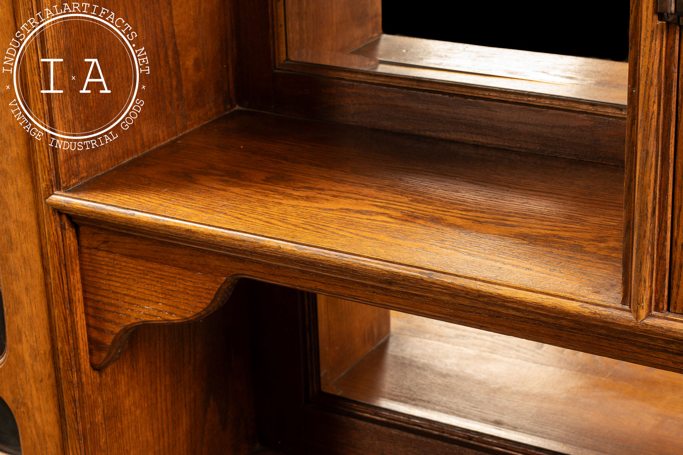 Antique Farmhouse Oak Hutch