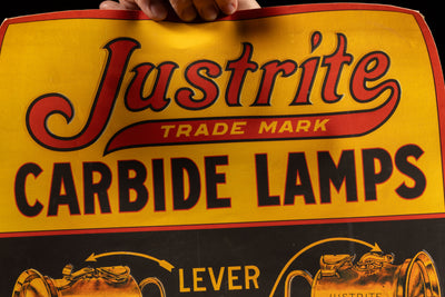 Early 20th Century Justrite Lithographic Print Ad